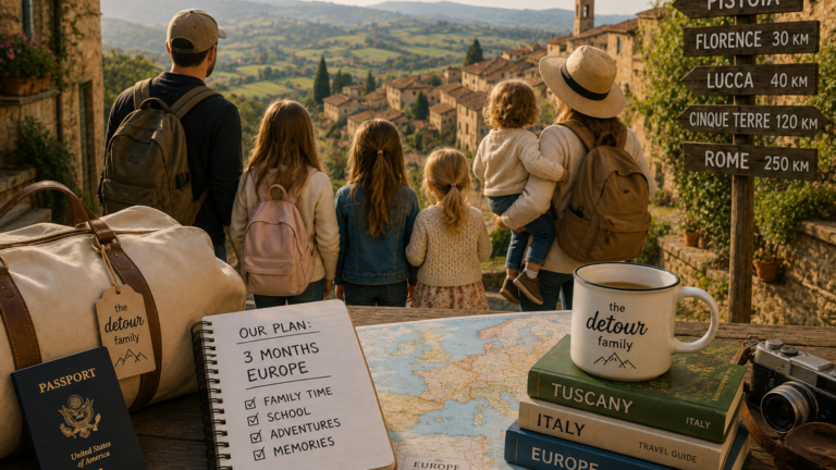 How We Decided to Take Our Four Kids to Europe for Three Months